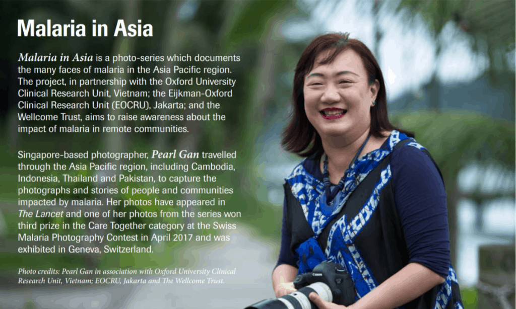 Feature photo by Roche Diagram healthcare magazine publications on Malaria in Asia, a photo seres by Pearl Gan
